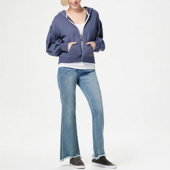 Peace Love World Novelty Sleeve Hoodie` 0017 - Picture 4 of 4